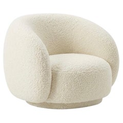 Jonas Wagell for Tacchini "Julep" Italian Luxury Curved Armchair - Loren fabric