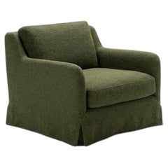 Sillón de lujo Tacchini Vesta con faldón, de Tacchini Design Studio - Verde