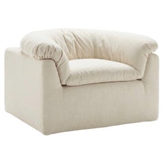 Sillón italiano de lujo «Tacchini Butter», diseñado por Faye Toogood