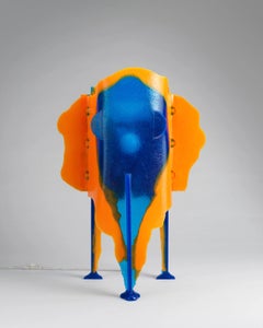 Lámpara de mesa «Elephant» de Edizioni del pesce Meritalia - Edición limitada de Gaetano Pesce