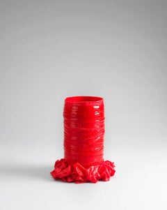 Edizioni del Pesce Meritalia Low Vase Fare Small – Kunstharz-Vase von Gaetano Pesce