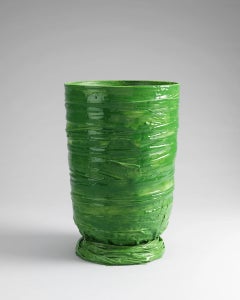 Edizioni del Pesce Meritalia Runde Vase „Fare“, groß – Kunstharz-Vase von Gaetano Pesce