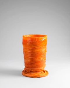 Edizioni del Pesce Meritalia – Petit vase rond « Fare » – Vase en résine de Gaetano Pesce