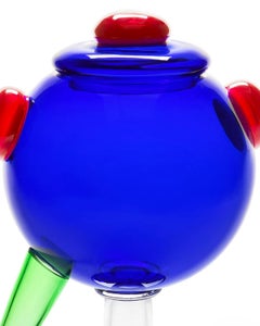 Memphis Milano „Rigel“ von Marco Zanini – luxuriöse postmoderne Vase aus Murano-Glas