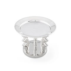 Memphis Milano "Murmansk" Silver-Plated Fruit Bowl Tray table by Ettore Sottsass