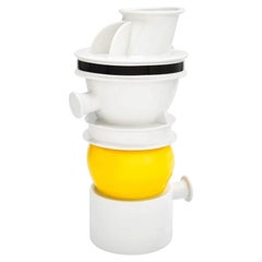 Memphis Milano "Euphrates" Luxury Postmodern Porcelain Vase by Ettore Sottsass