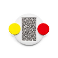 Memphis Milano "Tomato" Ceramic Serving Plate by Michele De Lucchi