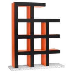 Memphis Milano "Castilian" Postmodern Bookshelf by Aldo Cibic