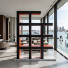 Memphis Milano "Castilian" Postmodern Bookshelf by Aldo Cibic