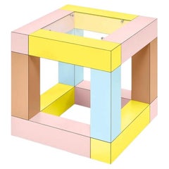 Memphis Milano "Mimosa" Postmodern Side Table / Coffee table by Ettore Sottsass