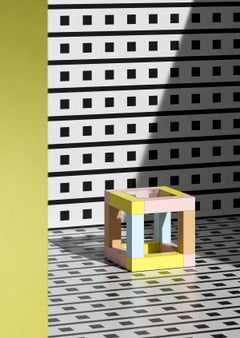 Memphis Milano "Mimosa" Postmodern Side Table / Coffee table by Ettore Sottsass