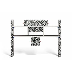 Martine Bedin "Lodge" Luxury Italian Postmodern Console Table for Memphis Milano