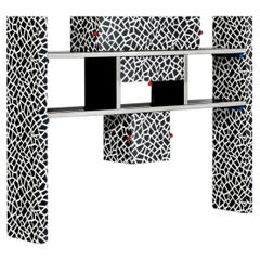 Martine Bedin "Lodge" Luxury Italian Postmodern Console Table for Memphis Milano