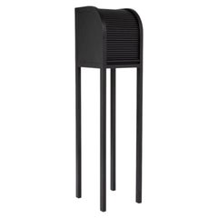 Memphis Milano "Imperial" Black Secretaire / Console table by Shiro Kuramata