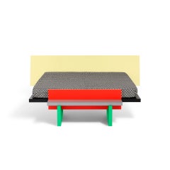 Memphis Milano "Horizon" Postmodern Double Bed by Michele De Lucchi
