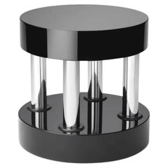 Table basse / table d'appoint « Hyatt » de Memphis Milano, couleur noir, par Ettore Sottsass