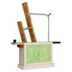 Memphis Milano "Beverly" Cabinet Storage unit with coat rack by Ettore Sottsass