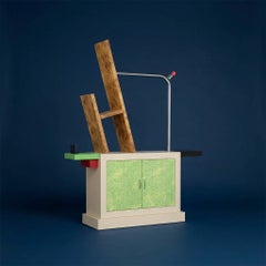 Memphis Milano "Beverly" Cabinet Storage unit with coat rack by Ettore Sottsass