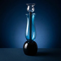 Ettore Sottsass "Atamante" Murano Glass Vase for Memphis Milano