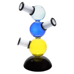 Vase « Antares » en verre de Murano italien, créé par Michele De Lucchi pour Memphis Milano