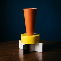 Gerard Taylor "Zambesi" Luxury Italian Ceramic Vase for Memphis Milano
