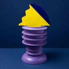 Marco Zanini « Victoria » : vase de luxe en céramique italienne pour Memphis Milano