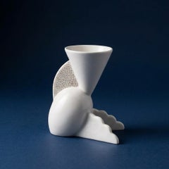 Matteo Thun «Onega»: centro de mesa / Taza de porcelana para Memphis Milano