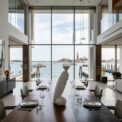 Matteo Thun "Volga" Centrotavola / Vaso in porcellana per Memphis Milano