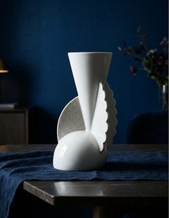 Matteo Thun "Ladoga" Centrotavola / Vaso in porcellana per Memphis Milano