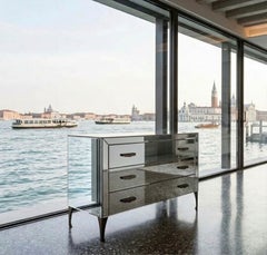 Cantori "Adone" Three-Drawer Mirrored Dresser / Chest of Drawers