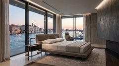 Cantori "Shanghai" Nightstand / Bedside Table by Maurizio Manzoni - Black Ash