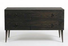 Cantori City 2-Drawer Dresser / Chest of Drawers / Storage unit in Carbon Oak