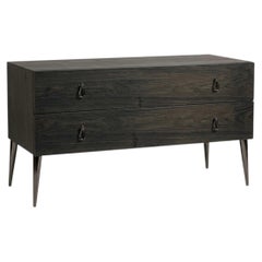 Cantori City 2-Drawer Dresser / Chest of Drawers / Storage unit in Carbon Oak