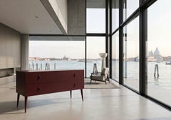 Cantori City 2-Drawer Dresser / Chest of Drawers / Storage unit in Burgundy