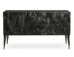 Cantori City 2-Drawer Dresser / Chest of Drawers / Storage unit - Black