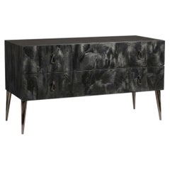 Cantori City 2-Drawer Dresser / Chest of Drawers / Storage unit - Black