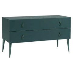 Cantori City 2-Drawer Dresser / Chest of Drawers / Storage unit - Bottle Green