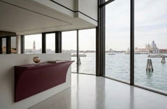 Cantori Tropea 120 cm / 47.2 in Burgundy Lacquered - Wall Console Table