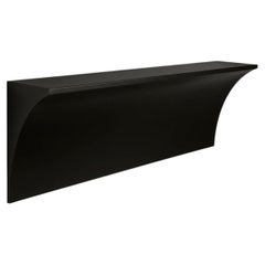 Cantori Tropea 180 cm / 70,9 pouces, laquée noir sépia - Console murale