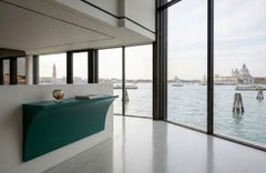 Cantori Tropea 120 cm / 47,2 pouces, laquée vert bouteille - Console murale