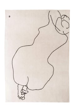 Tappeto in lana annodato a mano “Nanimarquina Chillida Figura Humana 1948” di Eduardo Chillí
