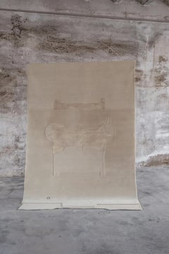 Nanimarquina Chillida Gravitación 1997 Wool and Silk Rug by Eduardo Chillida