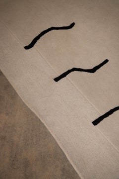 Nanimarquina Chillida Gravitación Tinta 1996 Wool Rug by Eduardo Chillida