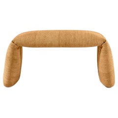 Banco Kilim «Folded M Colors» de Manel Molina y Nanimarquina, color caramelo, 97 cm (38,2 pulgadas)