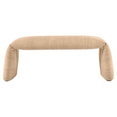 Banco Kilim «Folded L Colors» de Manel Molina y Nanimarquina, color beige, 120 cm (47,2 pulgadas)