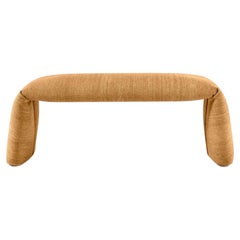 Banco Kilim «Folded L Colors» de Manel Molina y Nanimarquina, color caramelo, 120 cm (47,2 pulgadas)