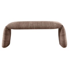 Banco Kilim «Folded L Colors» de Manel Molina y Nanimarquina, marrón, 120 cm (47,2 pulgadas)