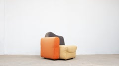 Poltrona e pouf Cannaregio di Gaetano Pesce per Cassina, 1987