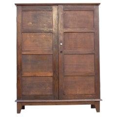 René Gabriel Small Oak Cabinet, France, circa 1945