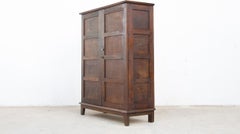 René Gabriel Small Oak Cabinet, France, circa 1945